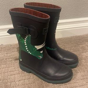 Joules Navy Rain boots sz 1